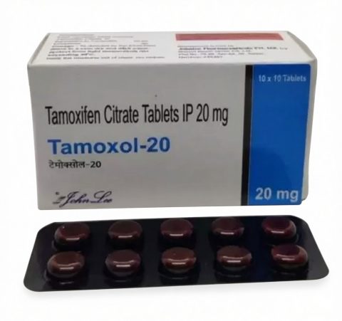 TAMOXOL-20 TAMOXIFEN CITRATE USP 20mgtab - ЦЕНА ЗА 10 ТАБ
